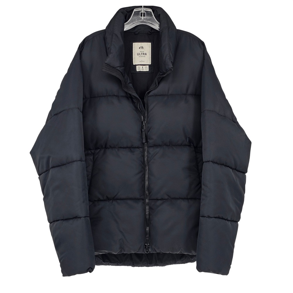 Abercrombie & Fitch Ultra Puffer Jacket Large Black Gorpcore Streetwear Outdoor